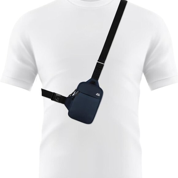 Mini Crossbody Sling Bag Water Resistant Nylon Small Phone Wallet Organizer - Picture 1 of 9